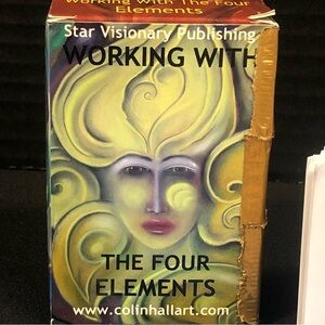 Oracle Card Deck Colin Hart Four Elements Pocket Mini 1997 Vintage Tarot ***READ